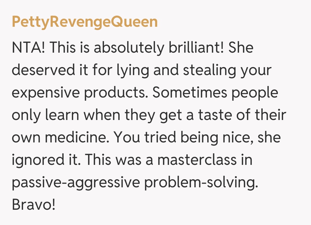 Comentariu de la PettyRevengeQueen
