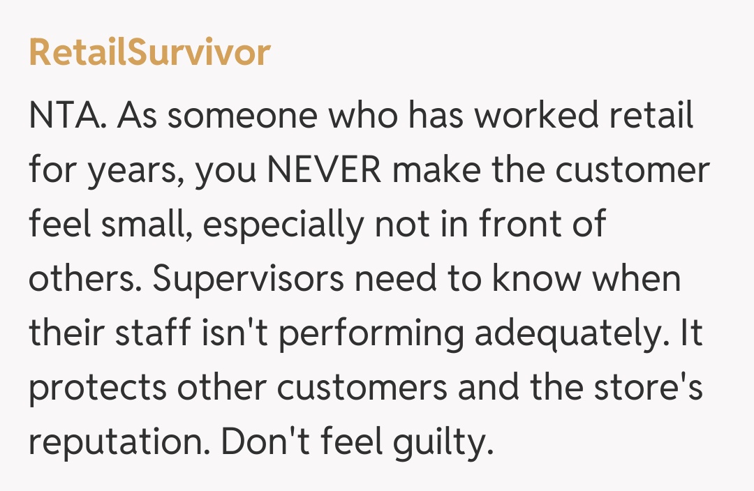 Comentariu de la RetailSurvivor