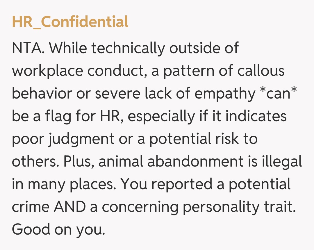 Comentariu de la HR_Confidential