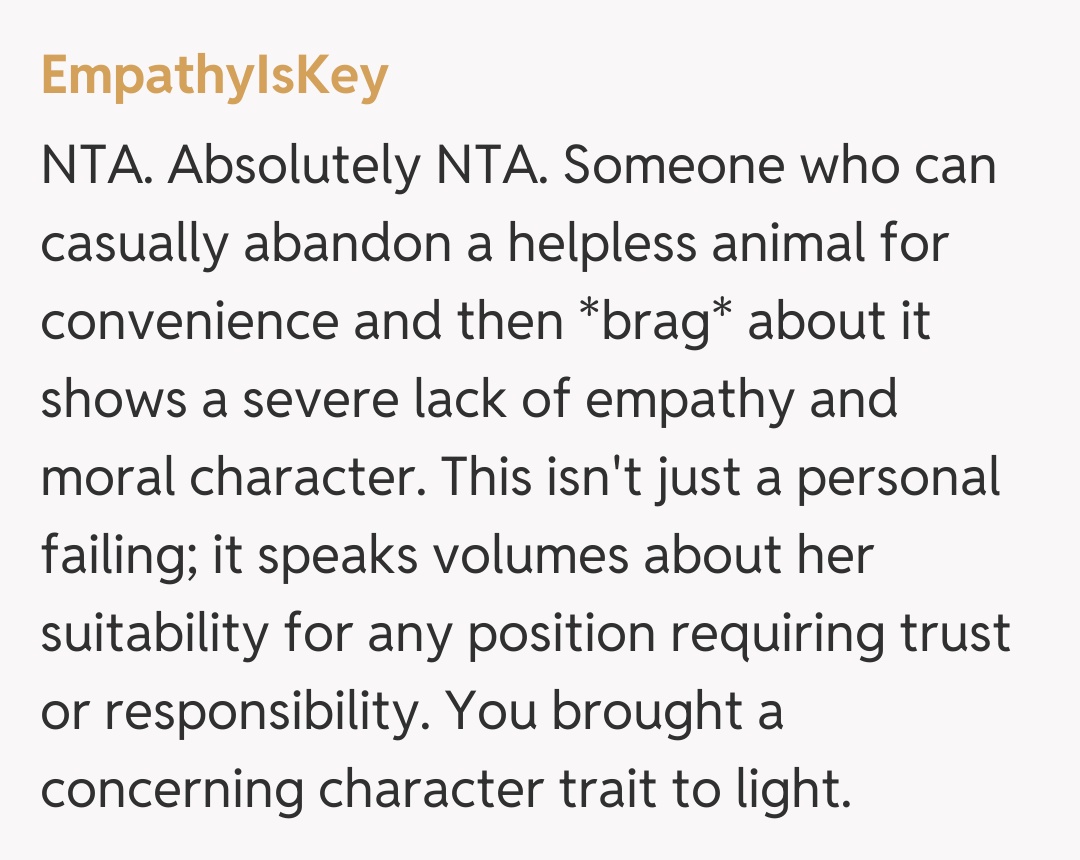 Comentariu de la EmpathyIsKey