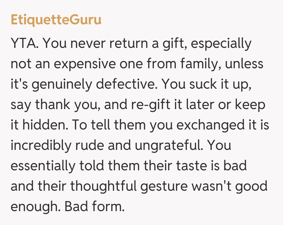 Comentariu de la EtiquetteGuru