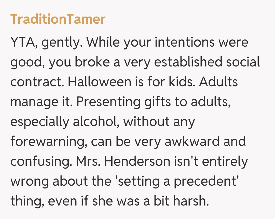 Comentariu de la TraditionTamer