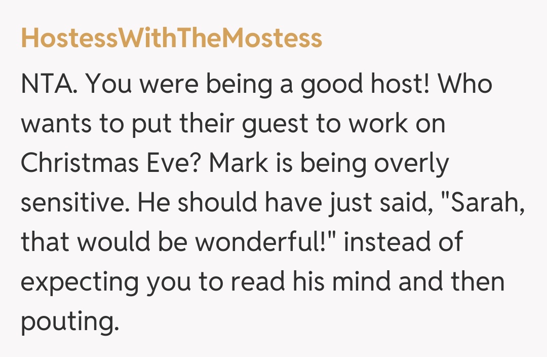 Comentariu de la HostessWithTheMostess
