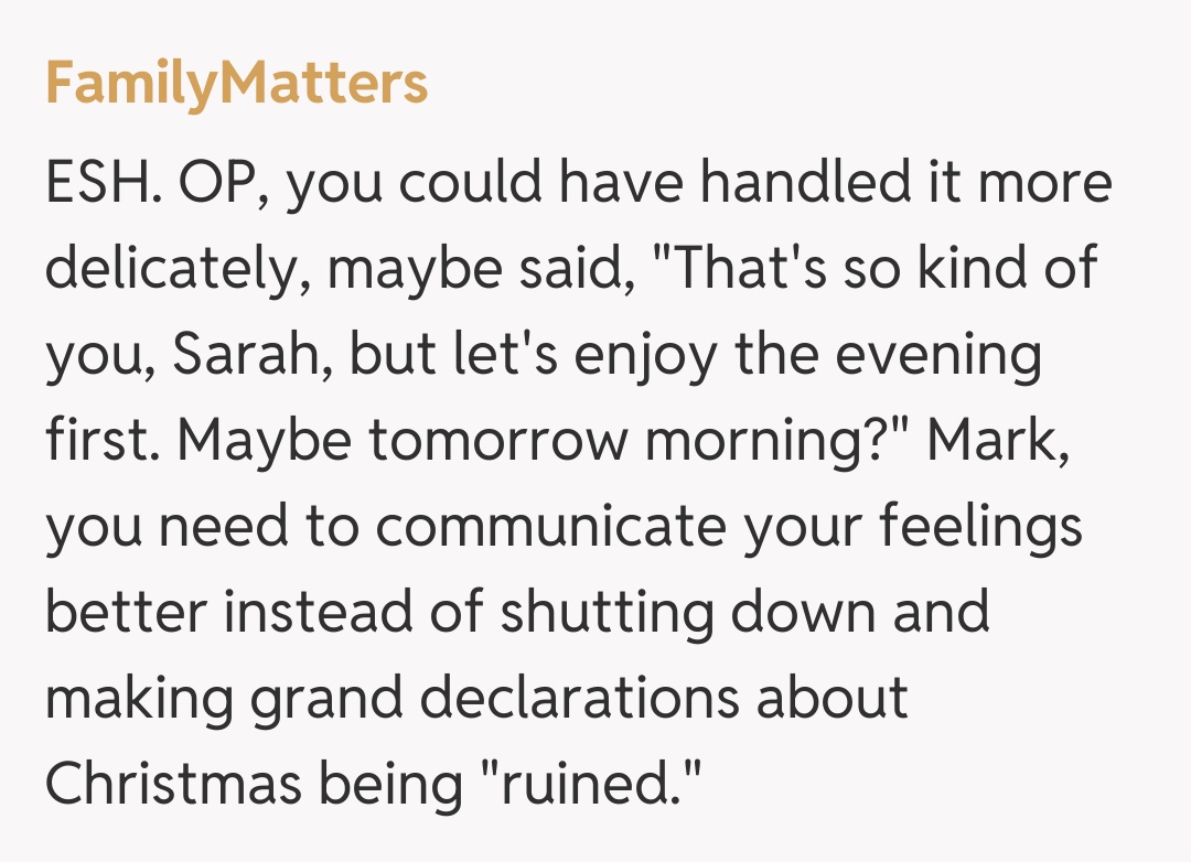 Comentariu de la FamilyMatters
