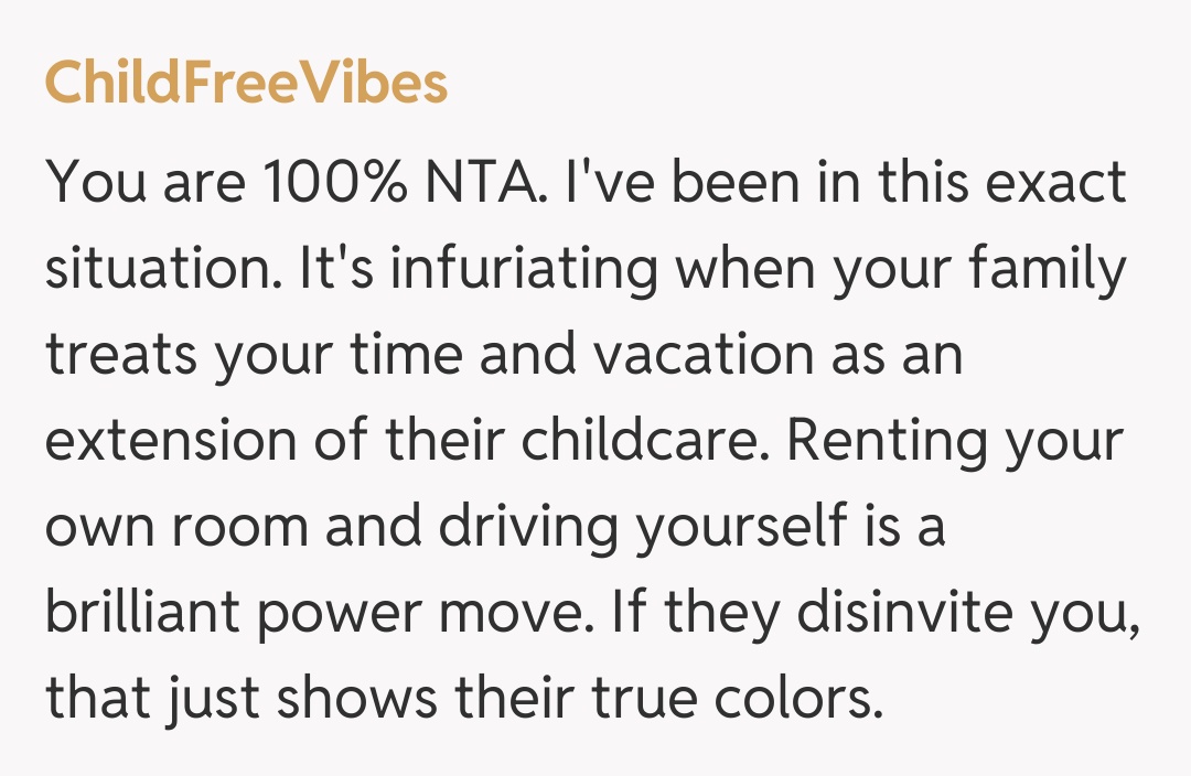 Comentariu de la ChildFreeVibes