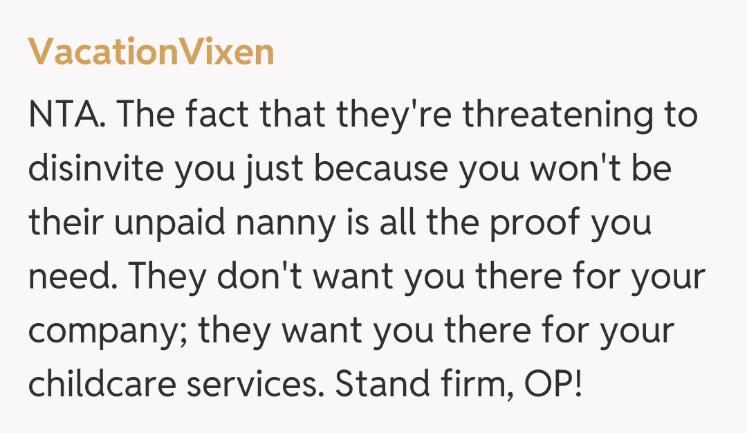 Comentariu de la VacationVixen
