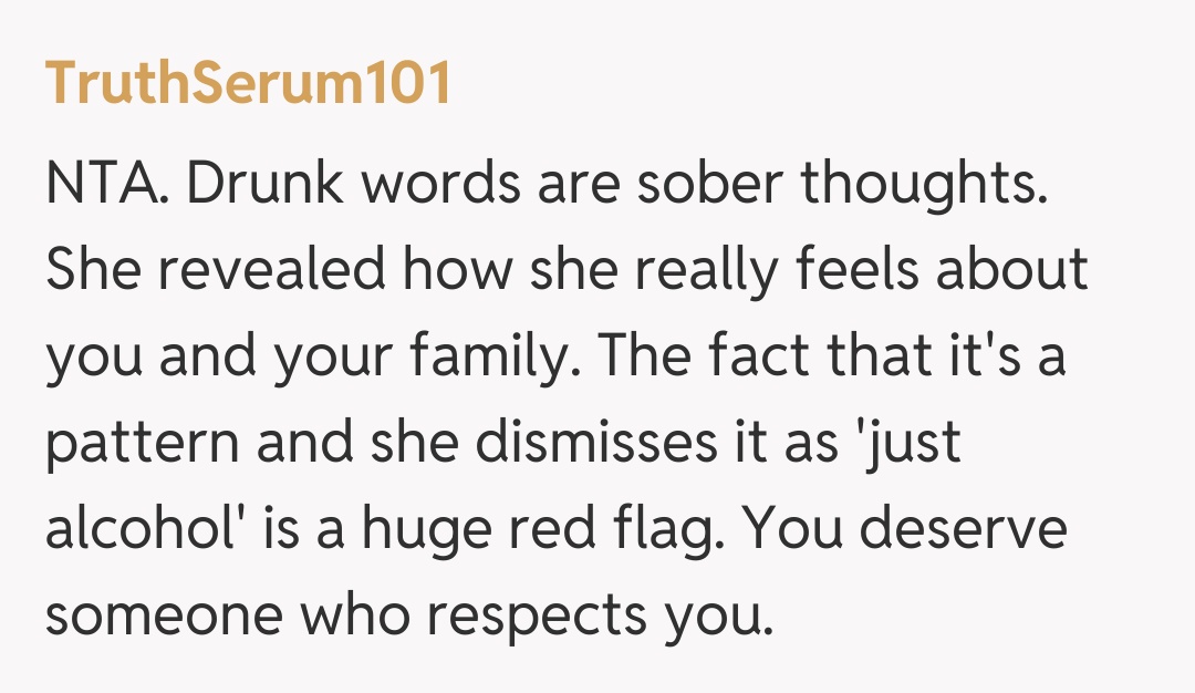 Comentariu de la TruthSerum101