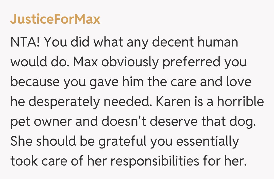Comentariu de la JusticeForMax