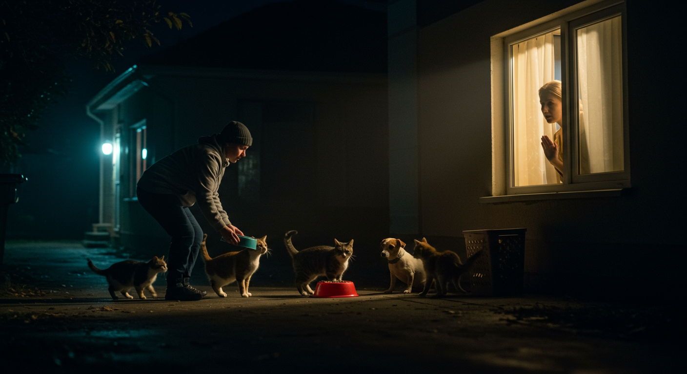 AITA for secretly feeding strays on my block even though my neighbor complained?