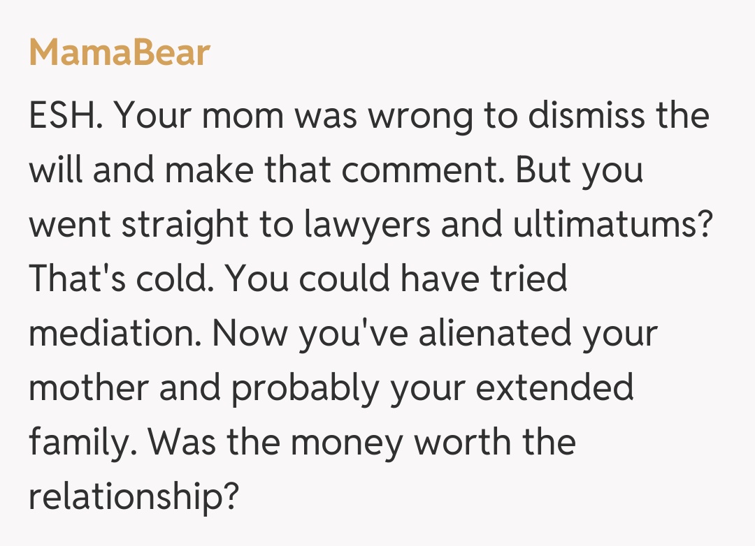 Comentariu de la MamaBear