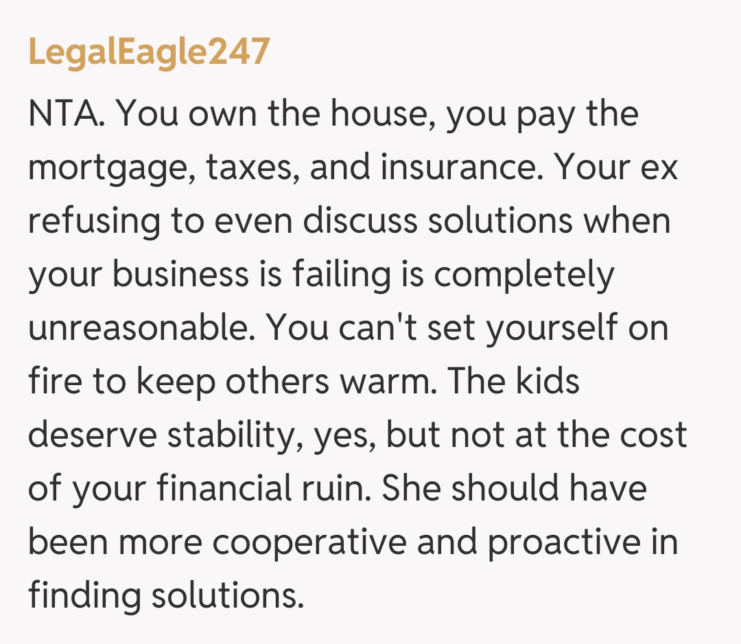 Comentariu de la LegalEagle247