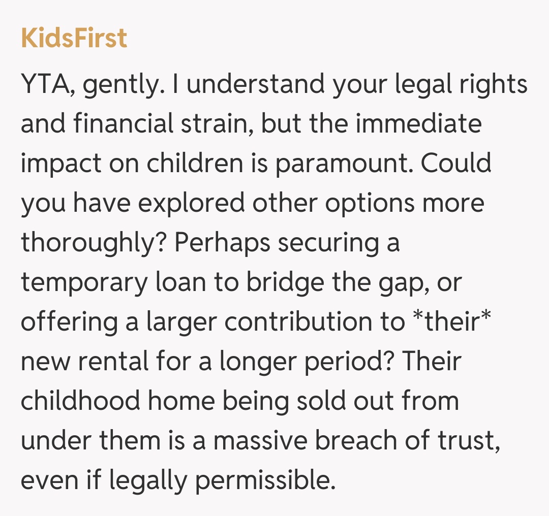 Comentariu de la KidsFirst