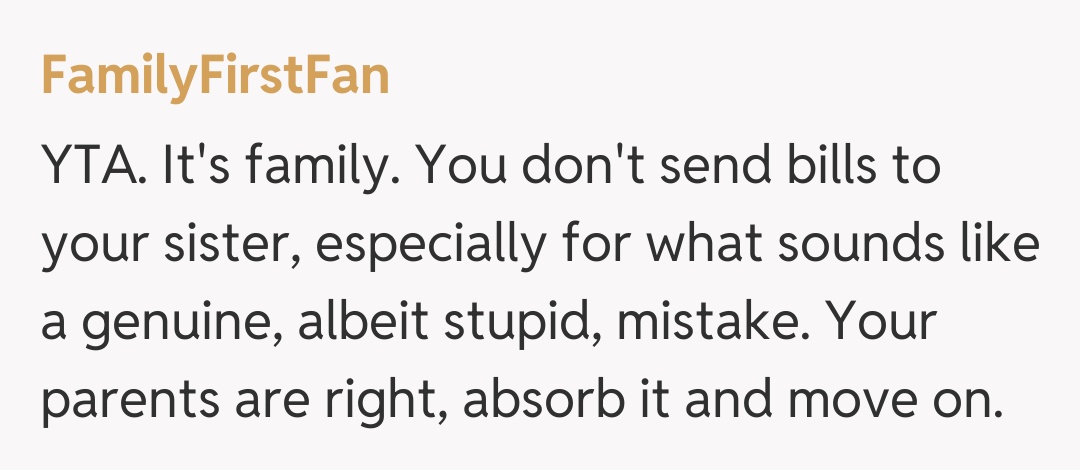 Comentariu de la FamilyFirstFan