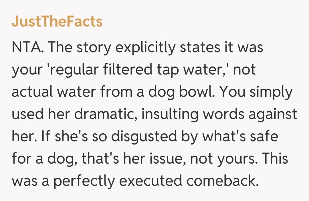 Comentariu de la JustTheFacts