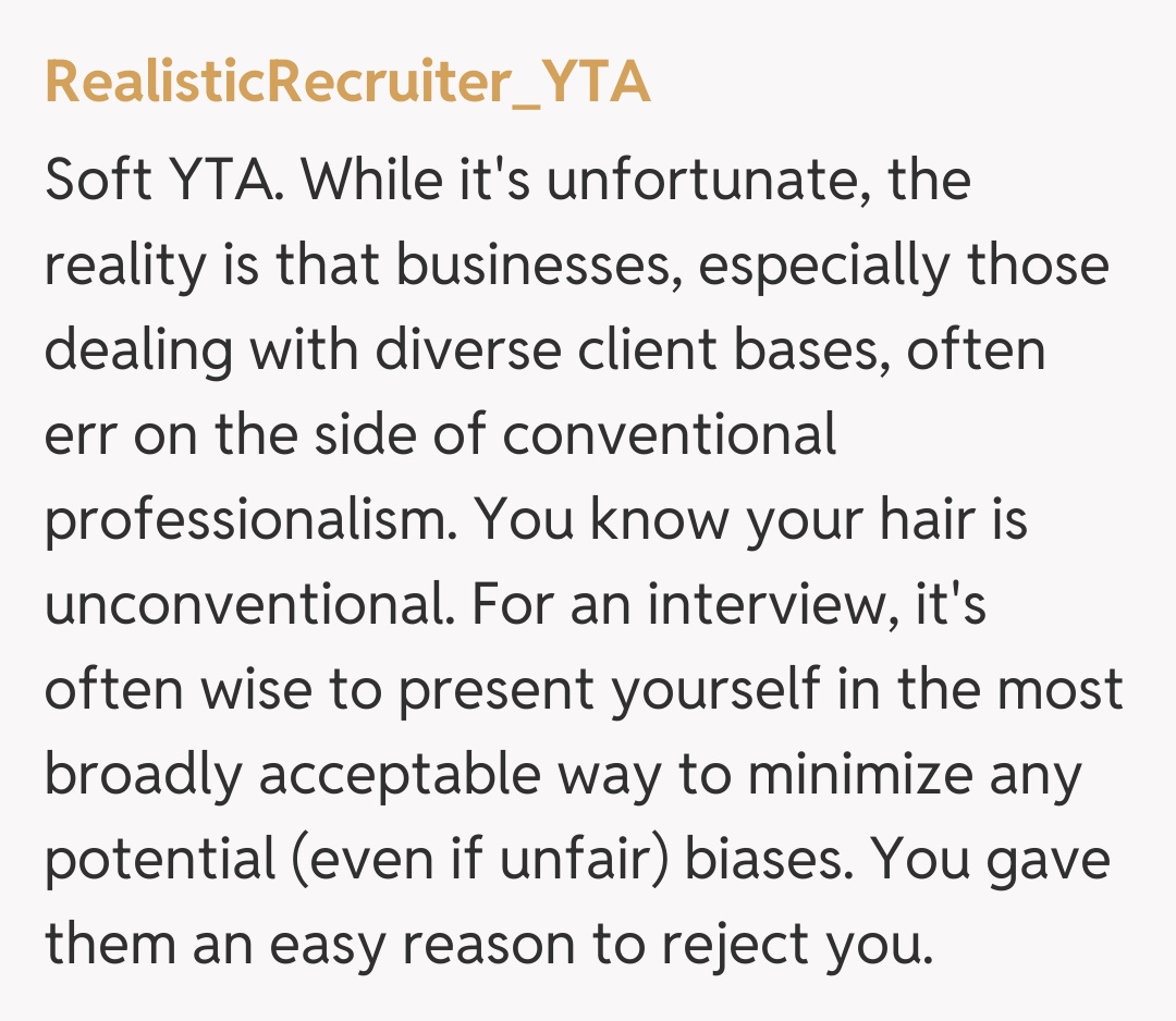 Comentariu de la RealisticRecruiter_YTA