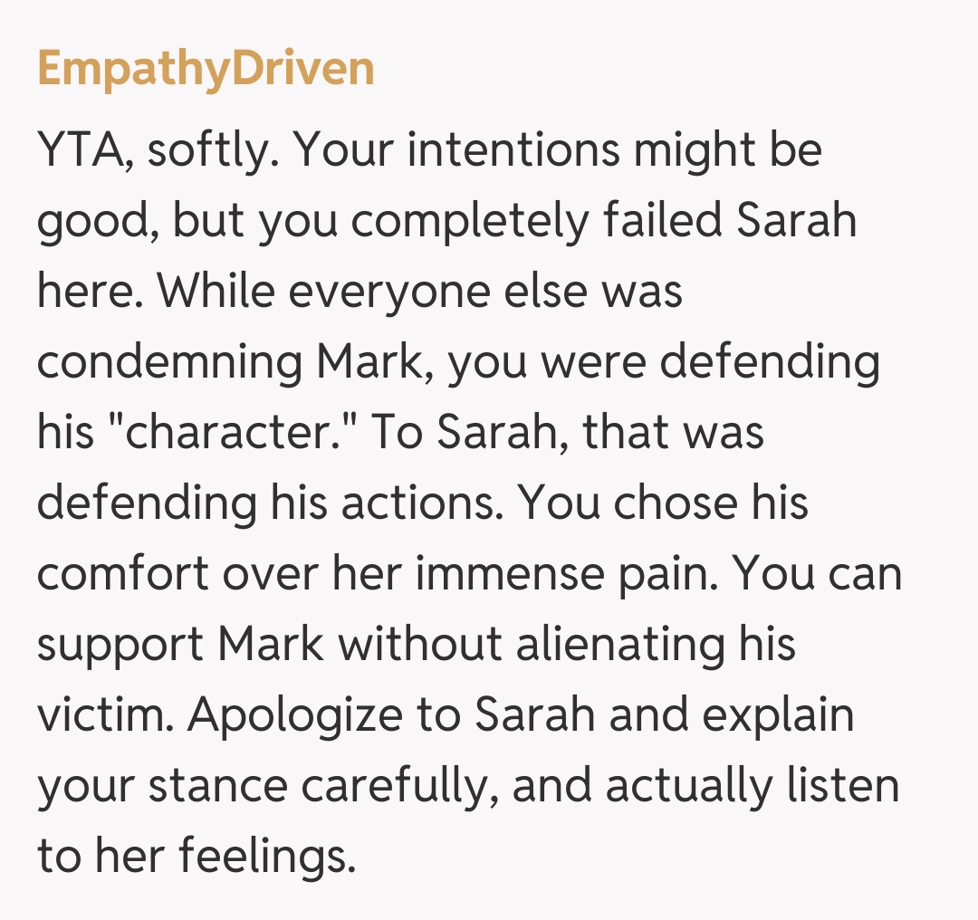 Comentariu de la EmpathyDriven
