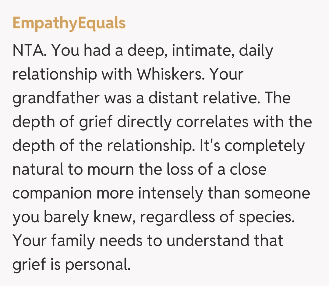 Comentariu de la EmpathyEquals