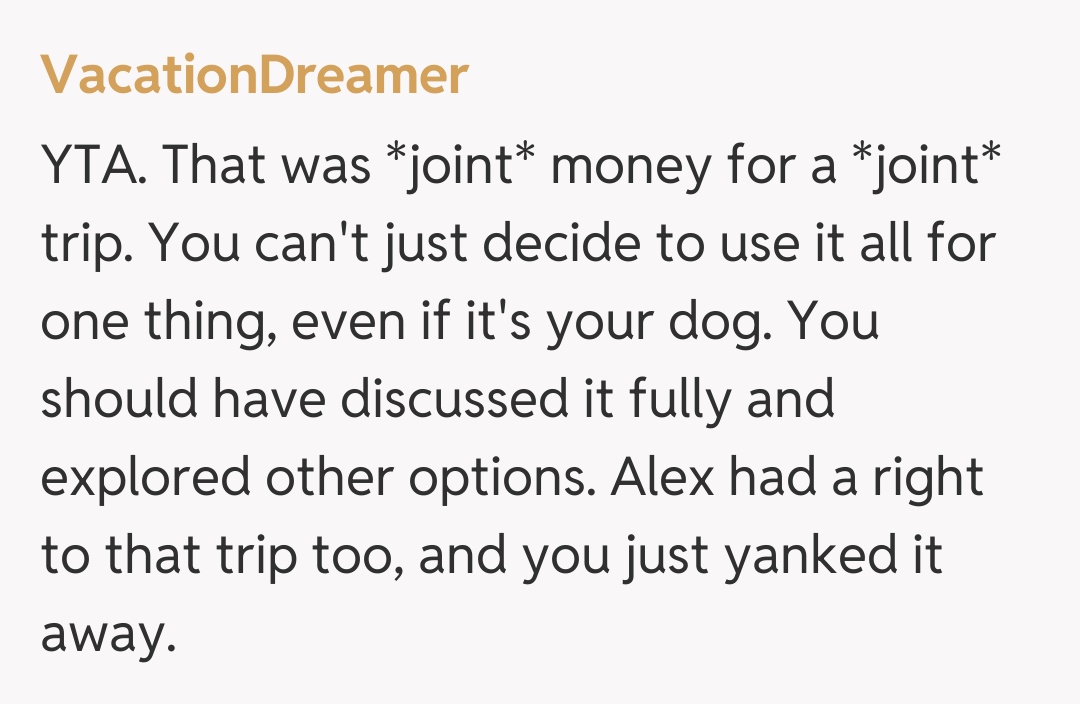 Comentariu de la VacationDreamer