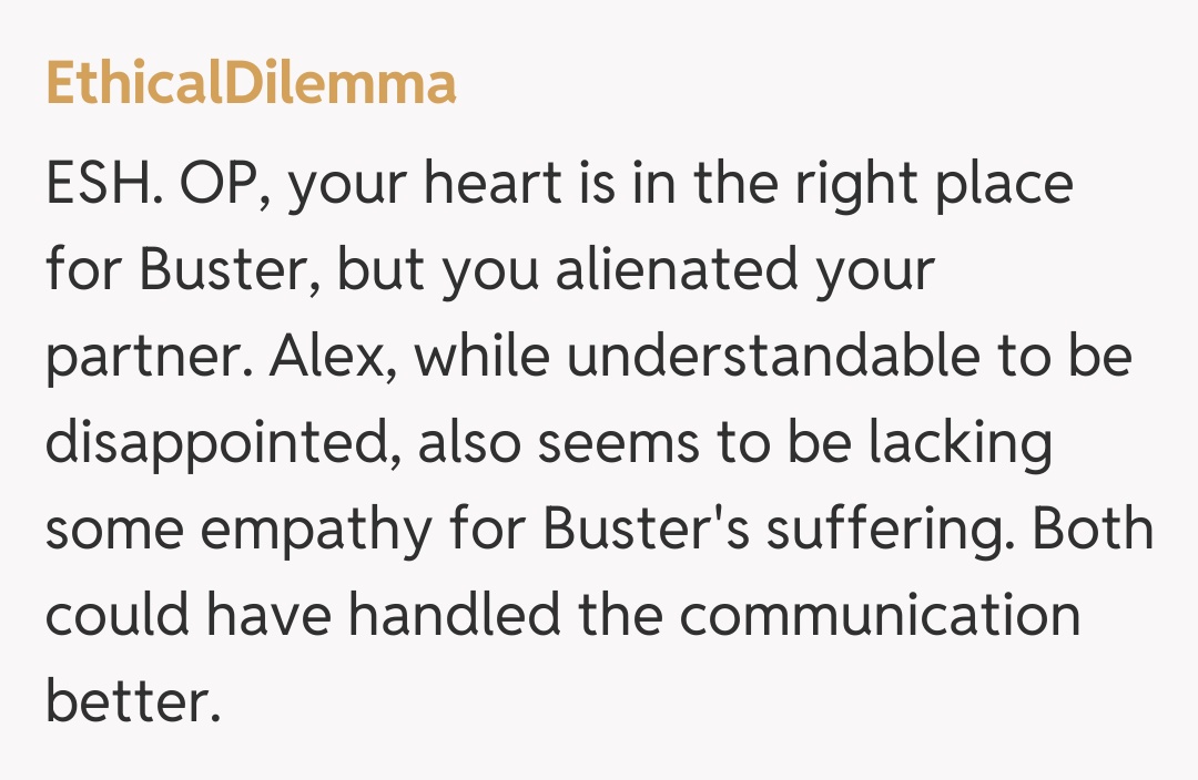Comentariu de la EthicalDilemma