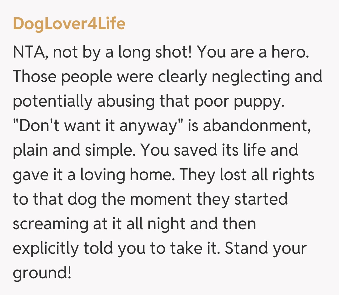 Comentariu de la DogLover4Life