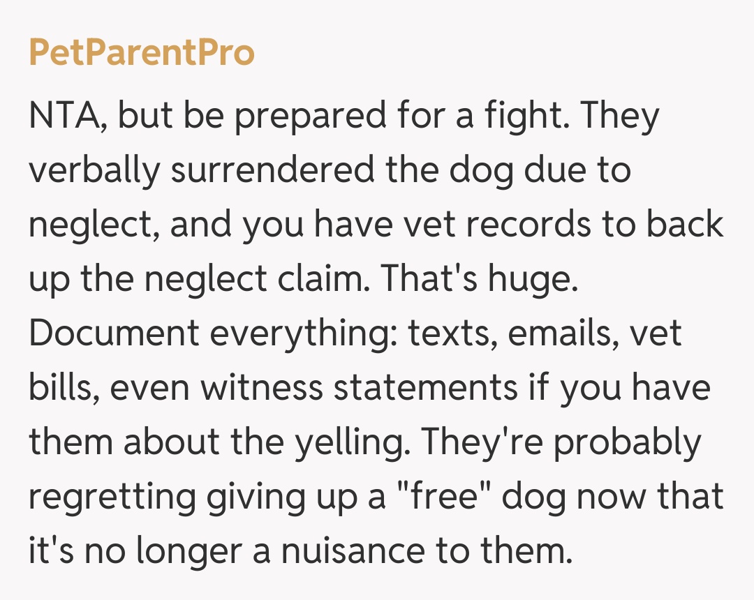 Comentariu de la PetParentPro
