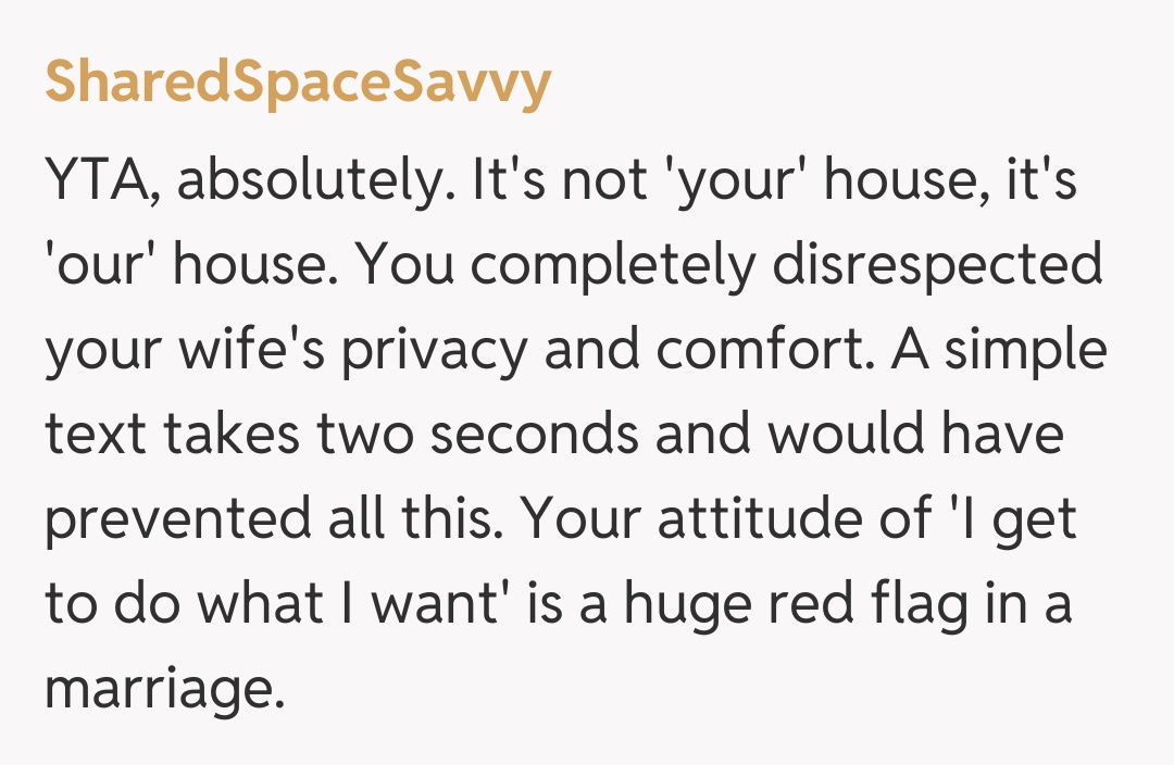 Comentariu de la SharedSpaceSavvy