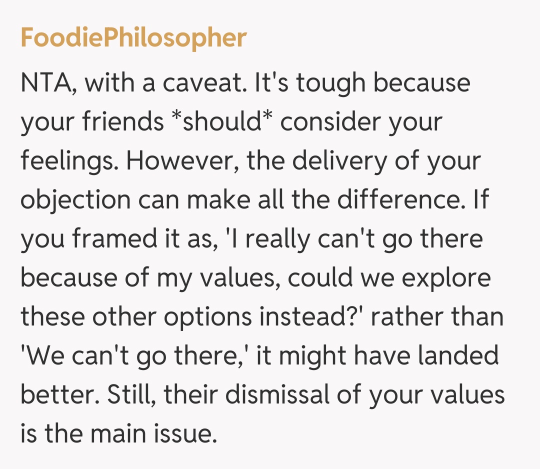Comentariu de la FoodiePhilosopher