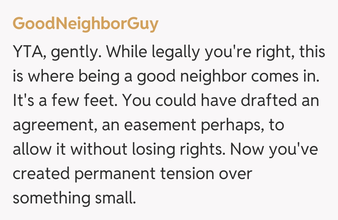 Comentariu de la GoodNeighborGuy