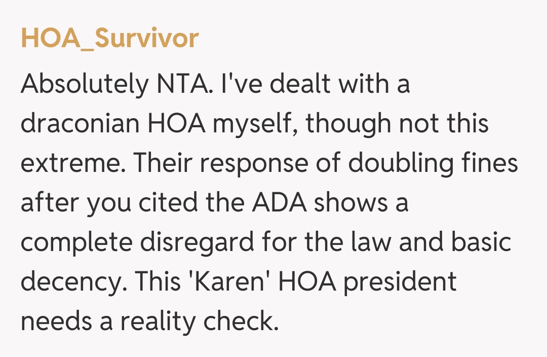 Comentariu de la HOA_Survivor
