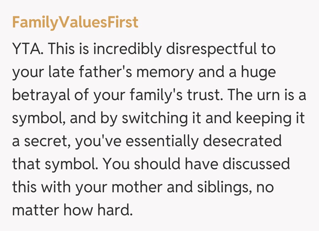 Comentariu de la FamilyValuesFirst
