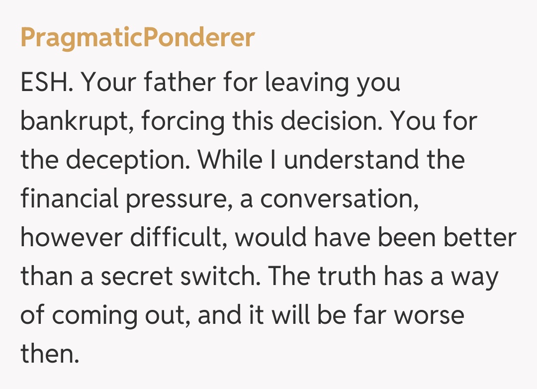 Comentariu de la PragmaticPonderer