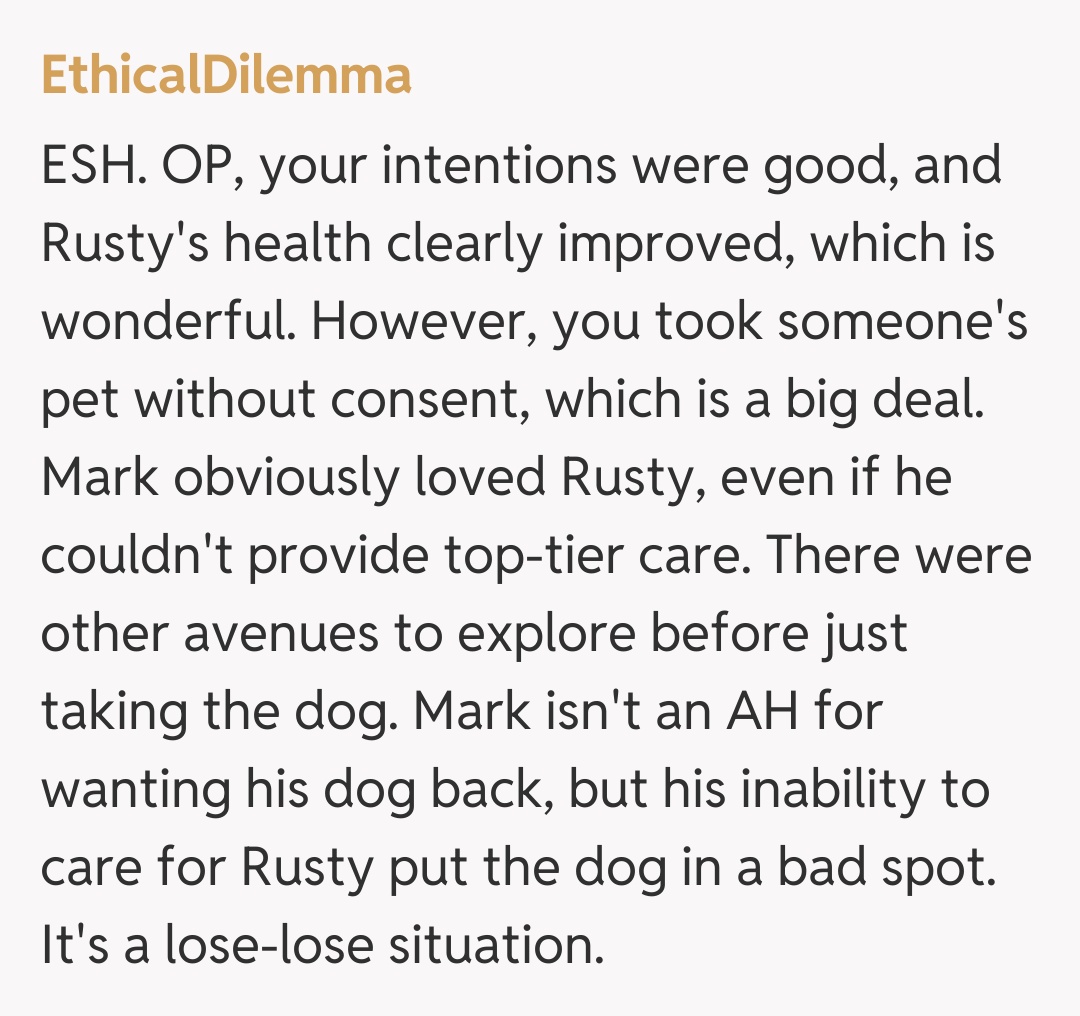 Comentariu de la EthicalDilemma