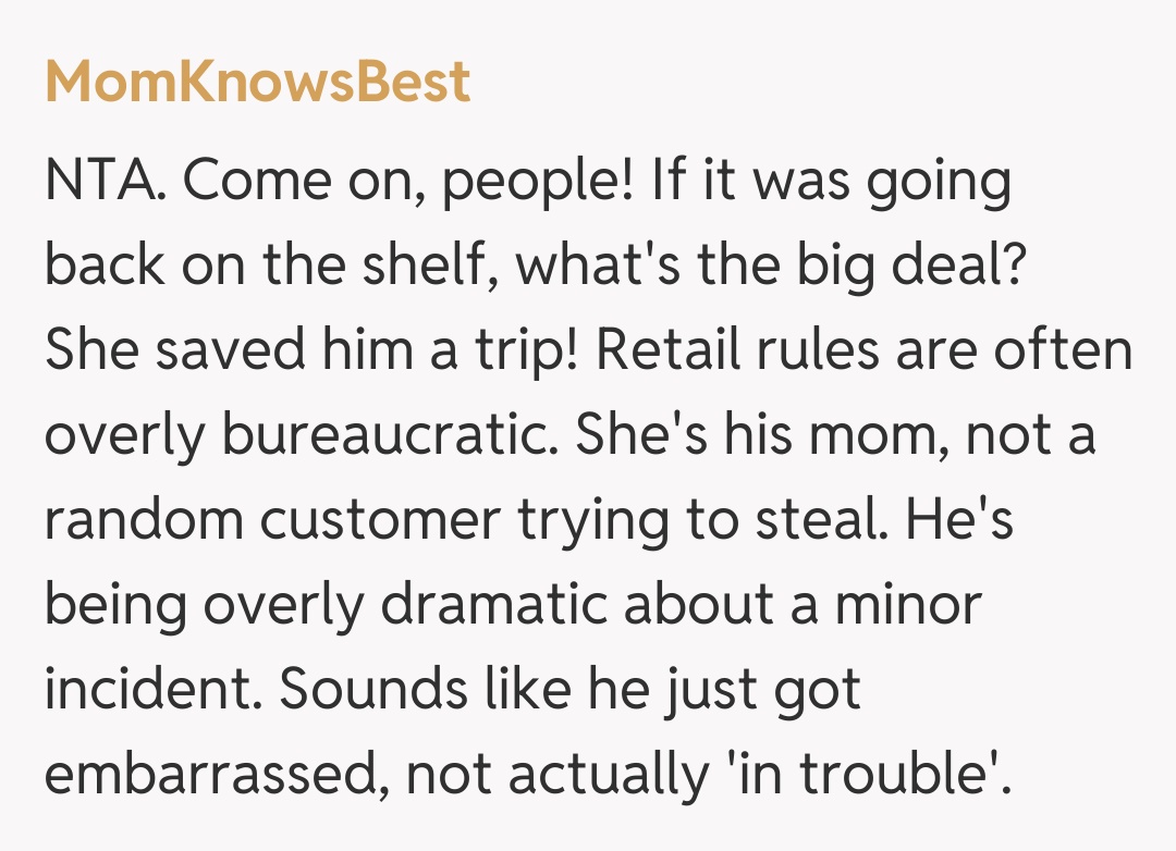 Comentariu de la MomKnowsBest