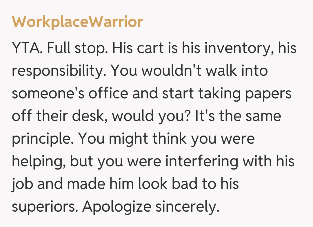 Comentariu de la WorkplaceWarrior