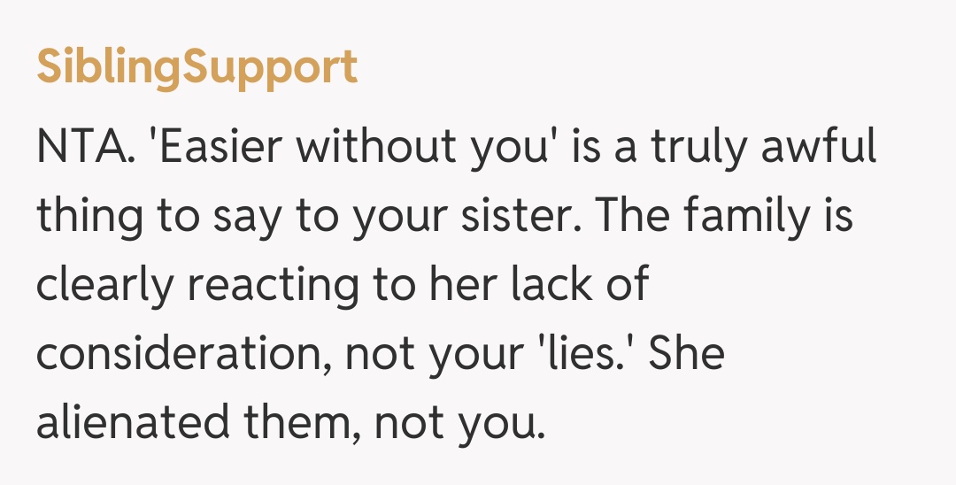 Comentariu de la SiblingSupport