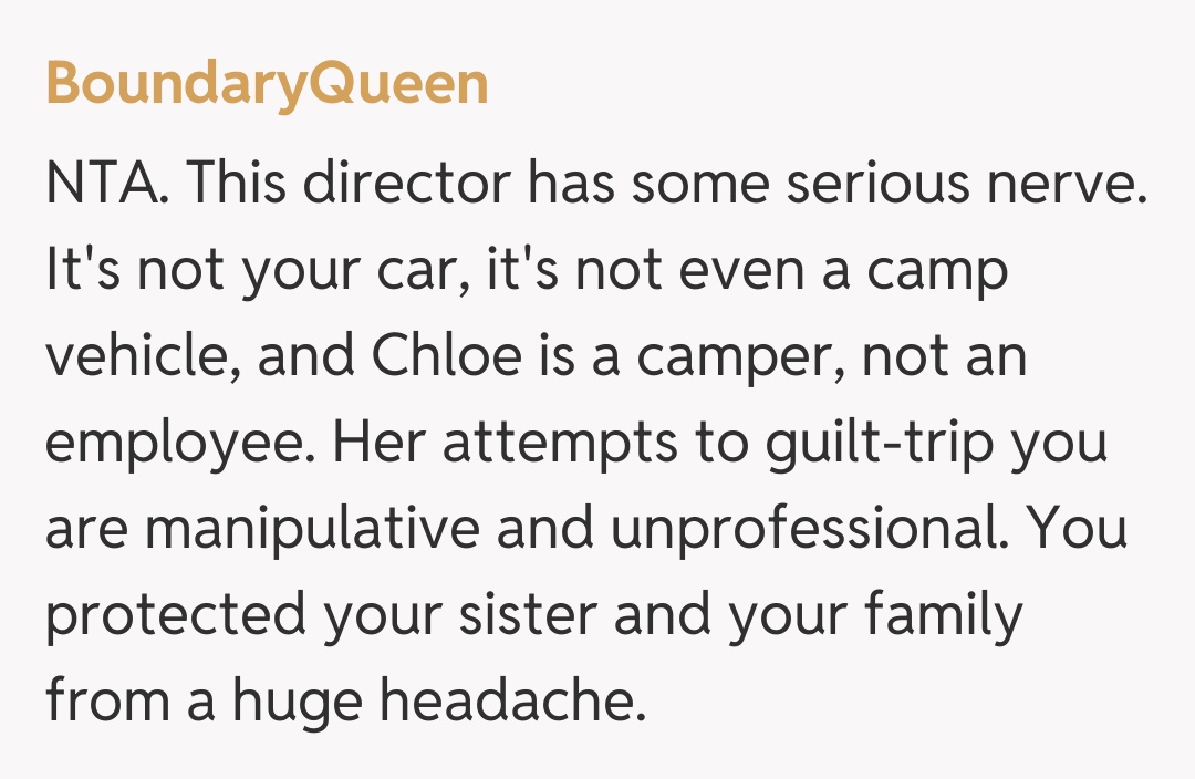 Comentariu de la BoundaryQueen