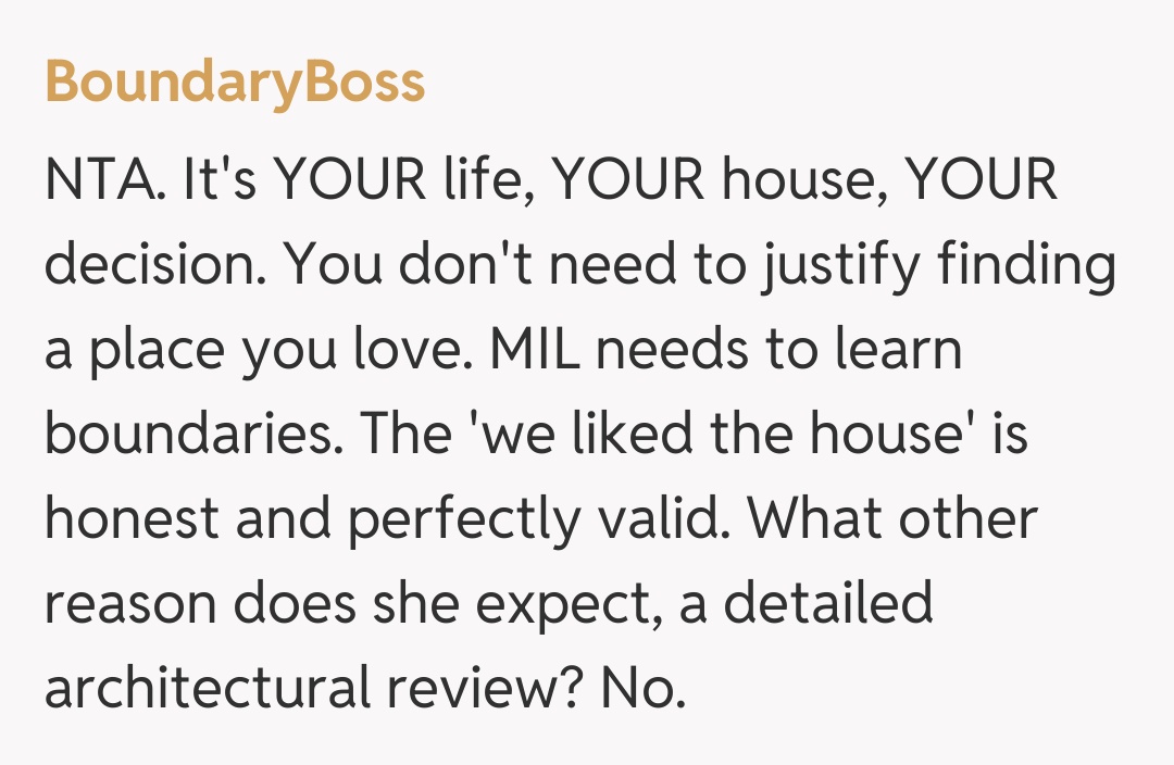 Comentariu de la BoundaryBoss