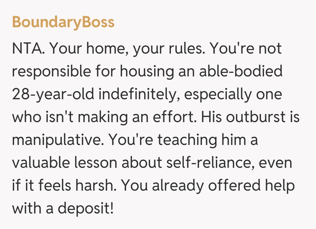 Comentariu de la BoundaryBoss