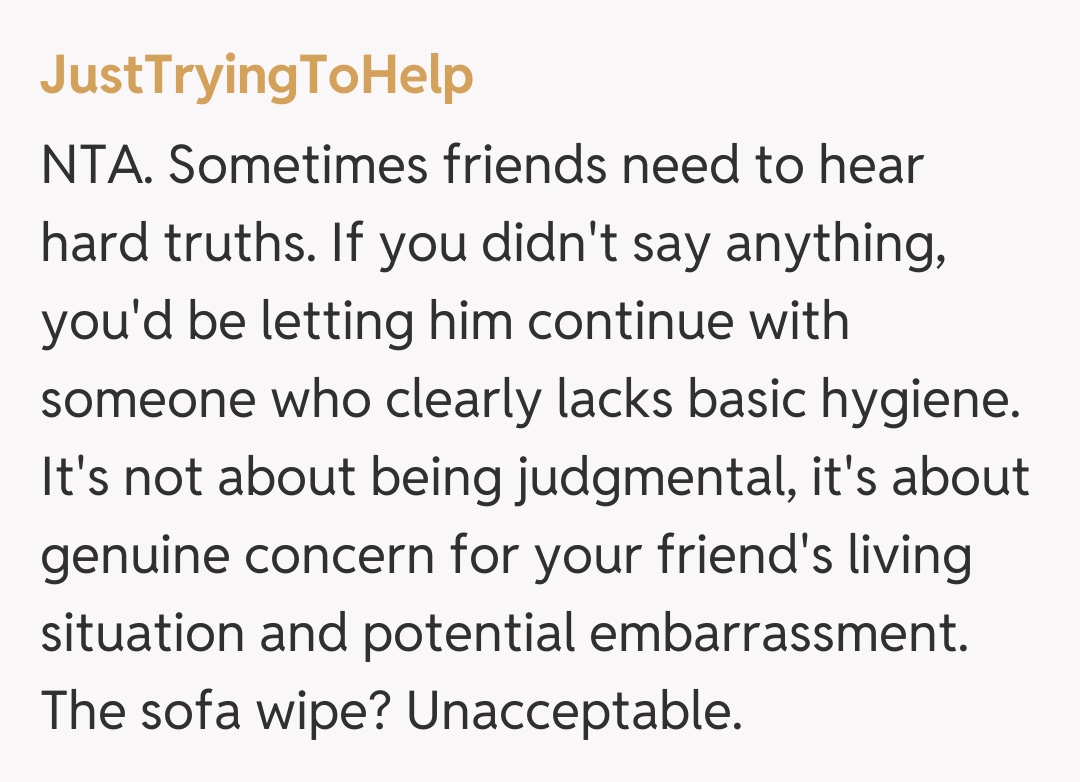 Comentariu de la JustTryingToHelp