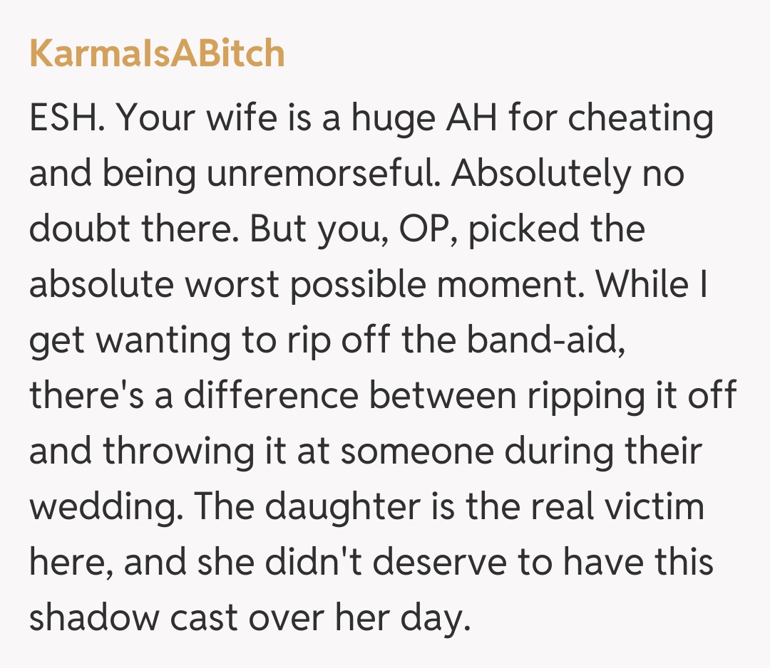 Comentariu de la KarmaIsABitch