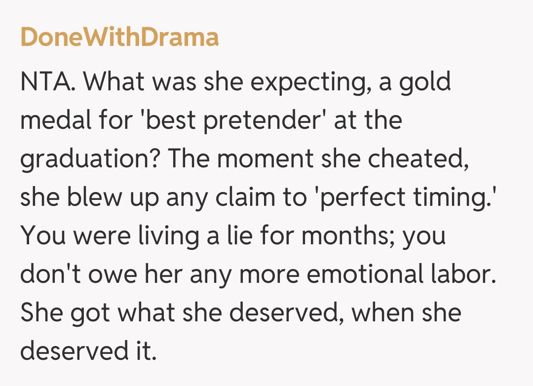 Comentariu de la DoneWithDrama