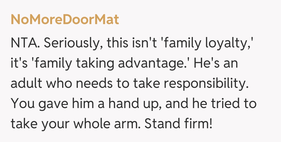 Comentariu de la NoMoreDoorMat