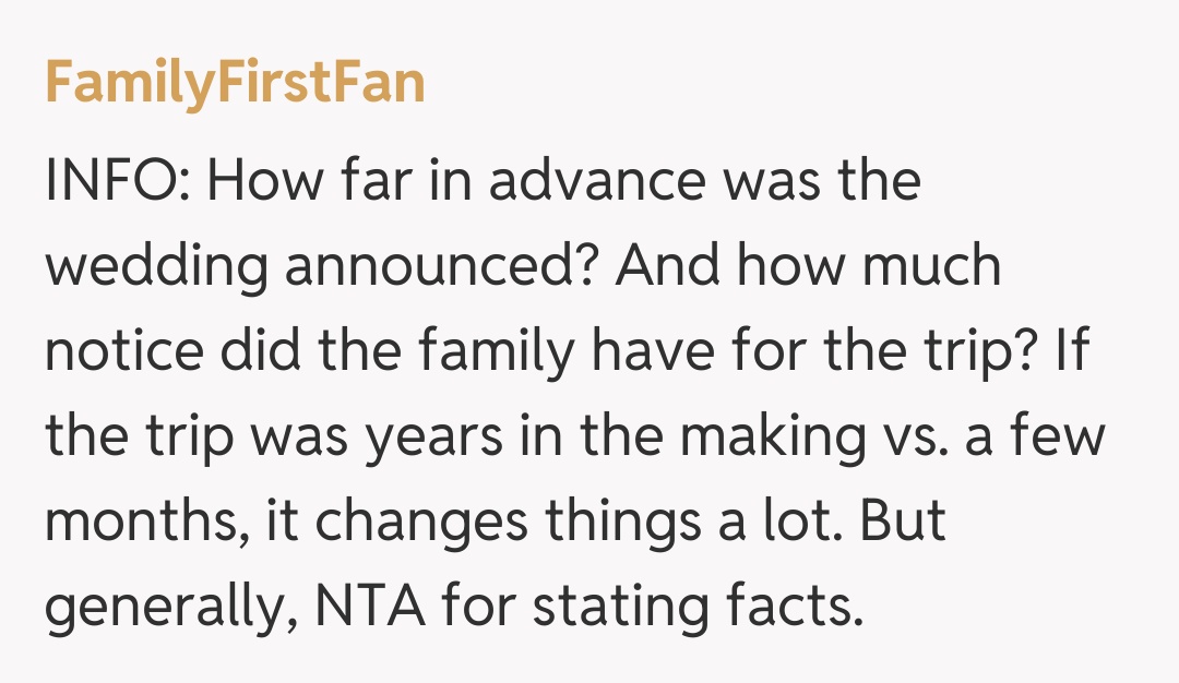Comentariu de la FamilyFirstFan