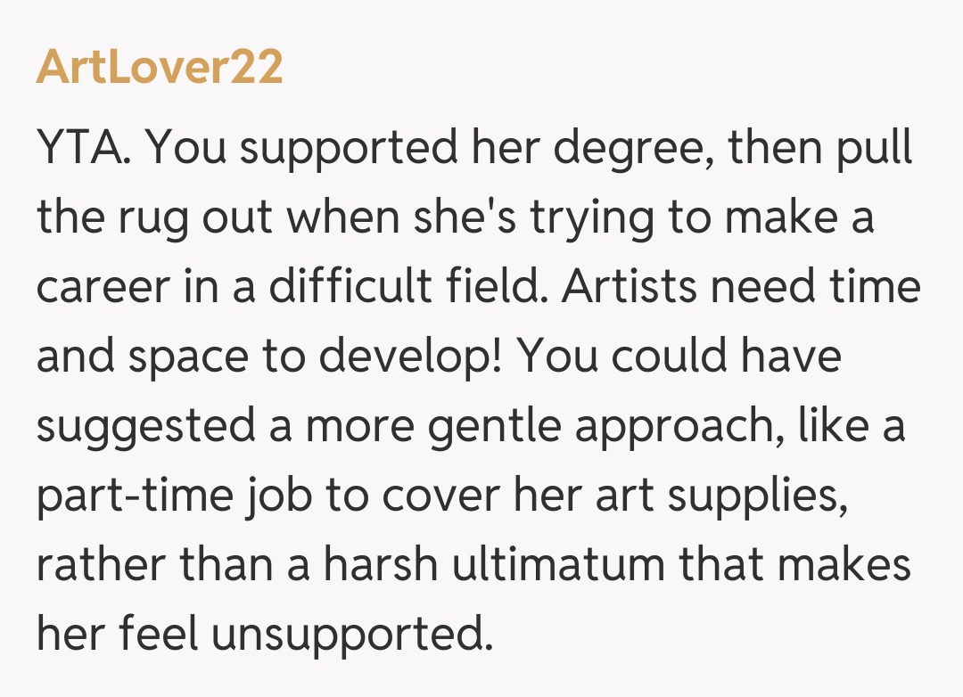 Comentariu de la ArtLover22