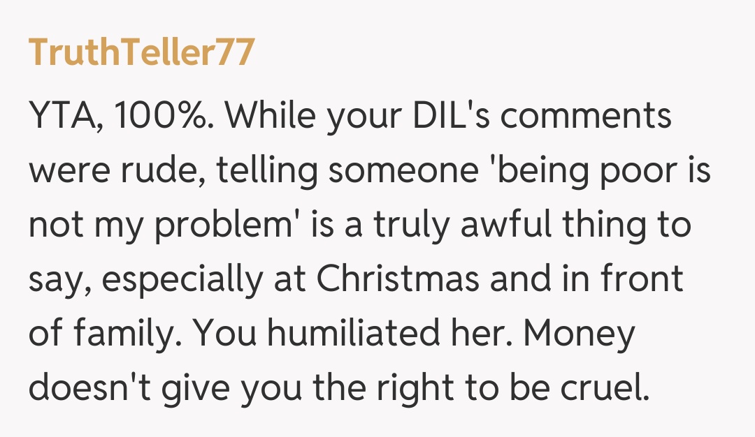 Comentariu de la TruthTeller77