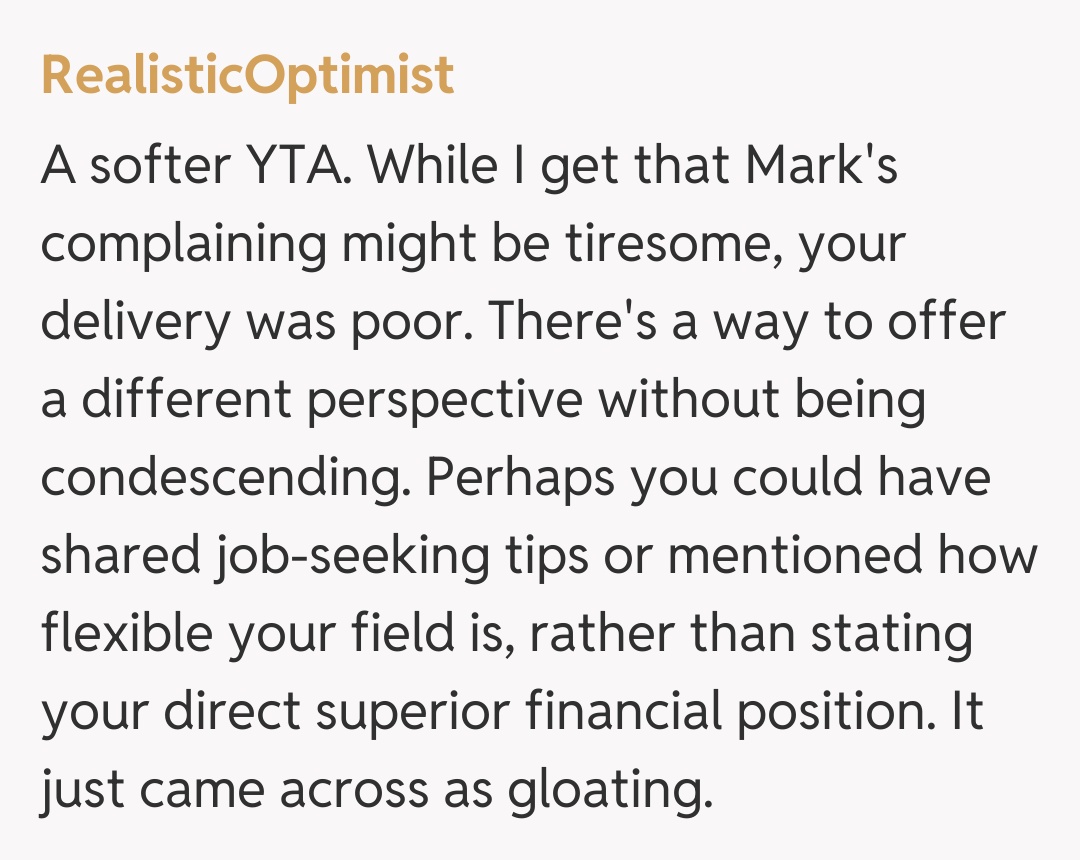 Comentariu de la RealisticOptimist