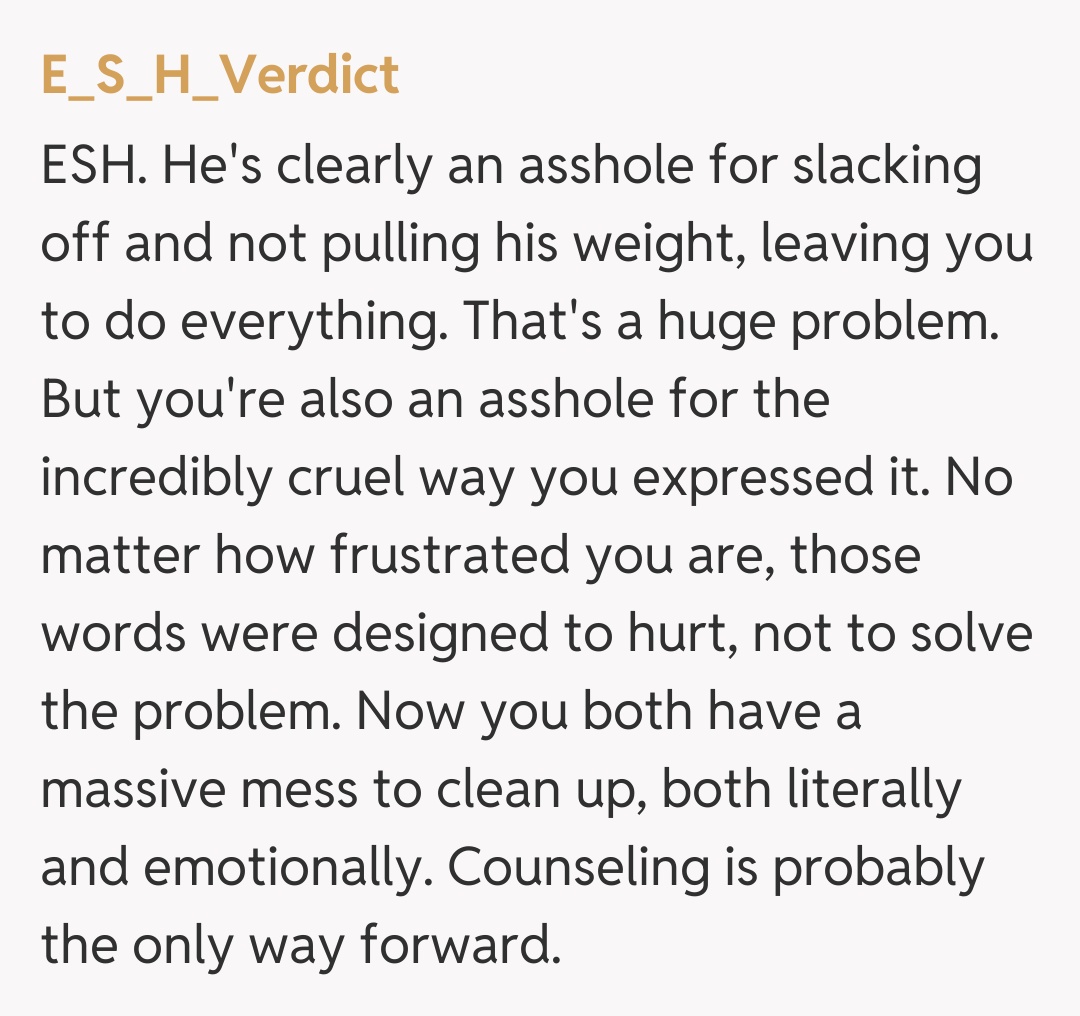 Comentariu de la E_S_H_Verdict