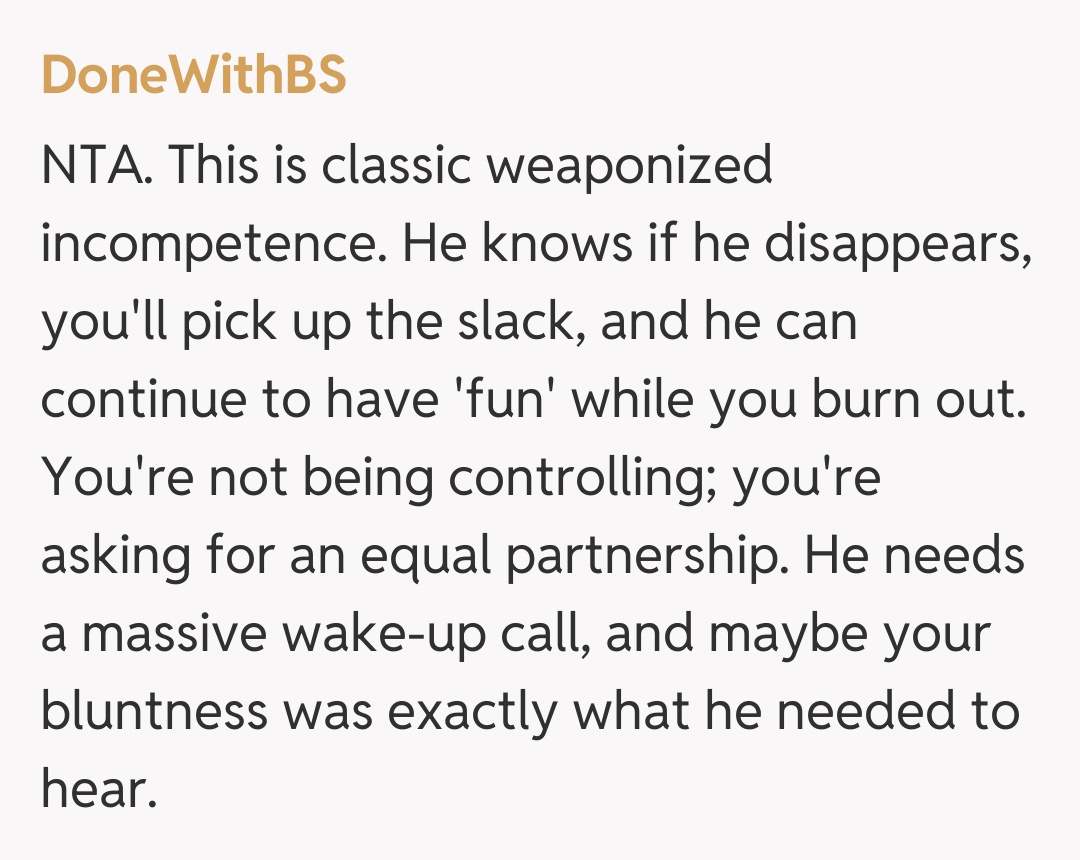 Comentariu de la DoneWithBS