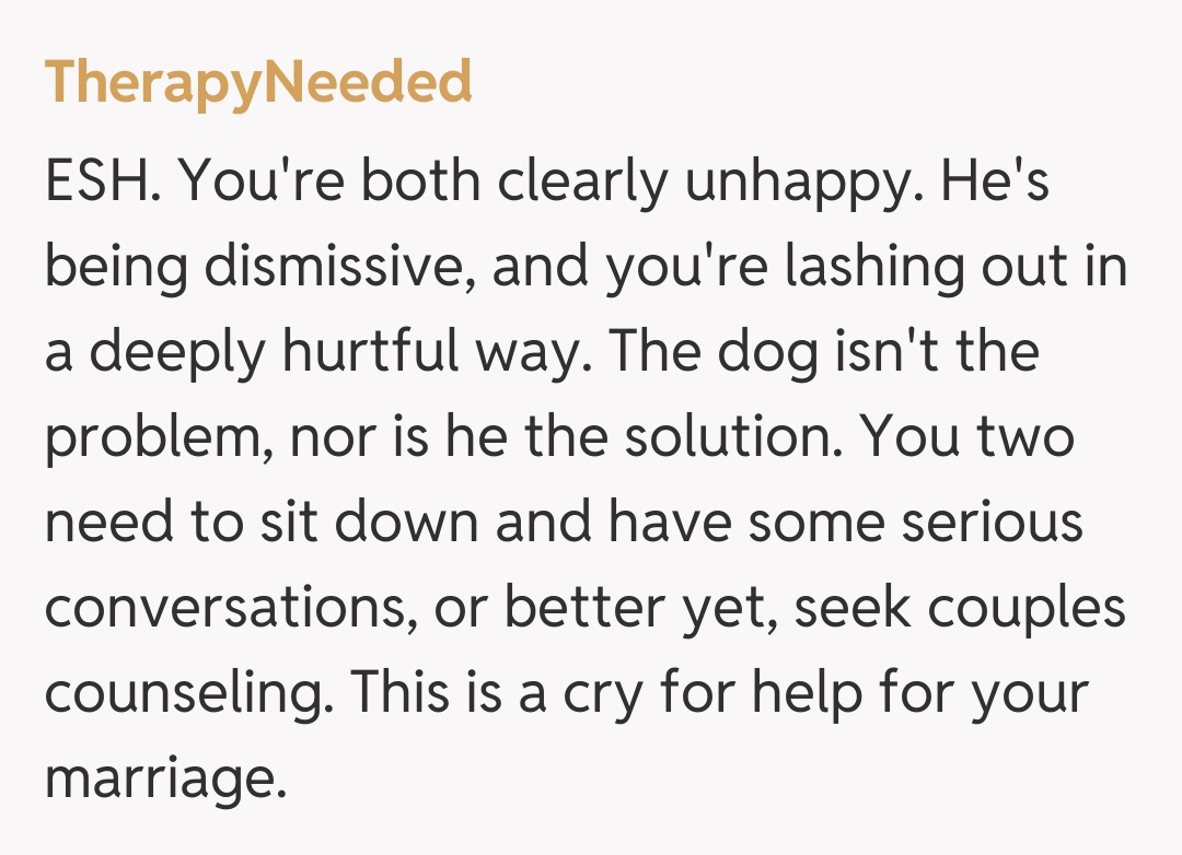 Comentariu de la TherapyNeeded