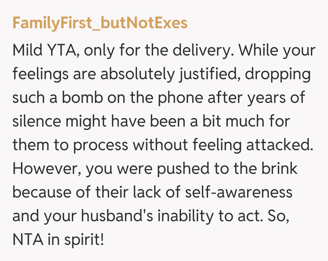 Comentariu de la FamilyFirst_butNotExes